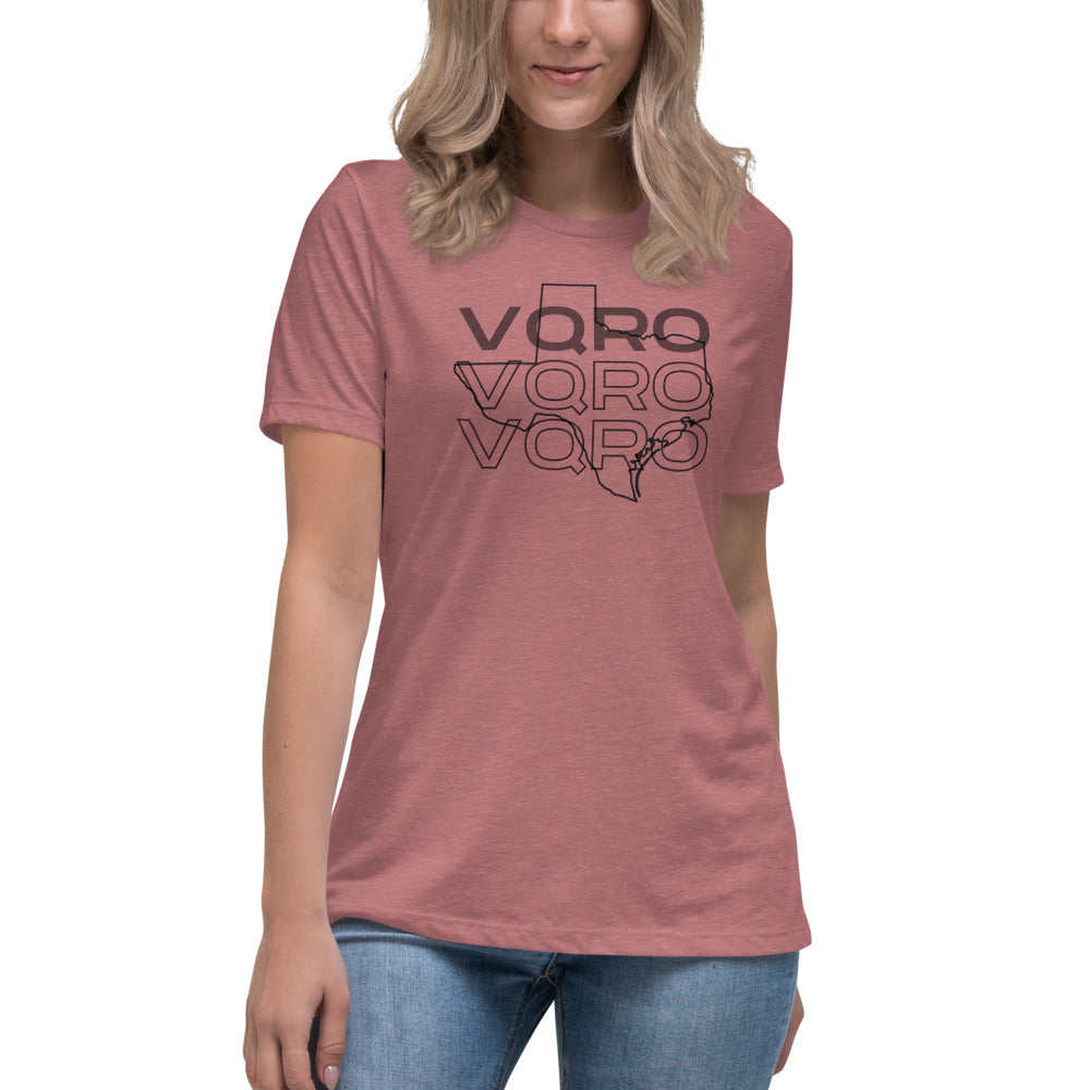 VQRO TEXAS STATE - Women's Relaxed T-Shirt