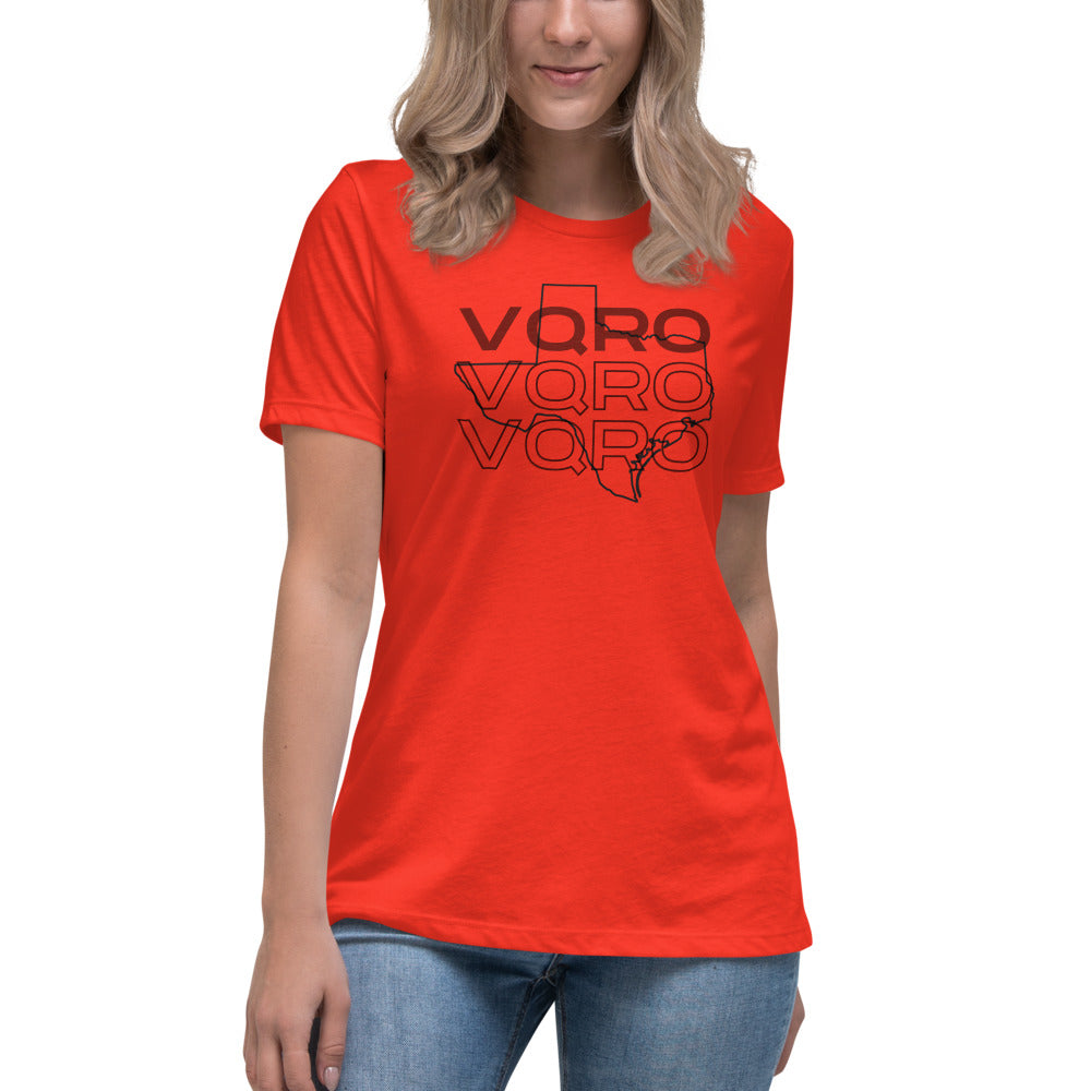 VQRO TEXAS STATE - Women's Relaxed T-Shirt